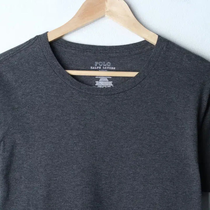 [BUNJANG] Polo Ralph Lauren Basic Pony T-Shirt Charcoal / (M-L) 폴로 랄프로렌 반팔 티셔츠 차콜 무지 포니-75B4