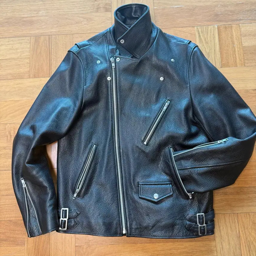 [BUNJANG] VIVASTUDIO Rider Leather Jacket L / 비바스튜디오 라이더 가죽자켓  L