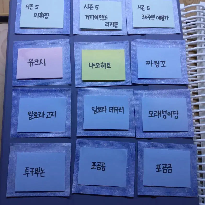 [BUNJANG] Pokemon Bread Stickers (Season 4) - Unsealed / 포켓몬 빵 띠부띠부씰 (시즌4)
