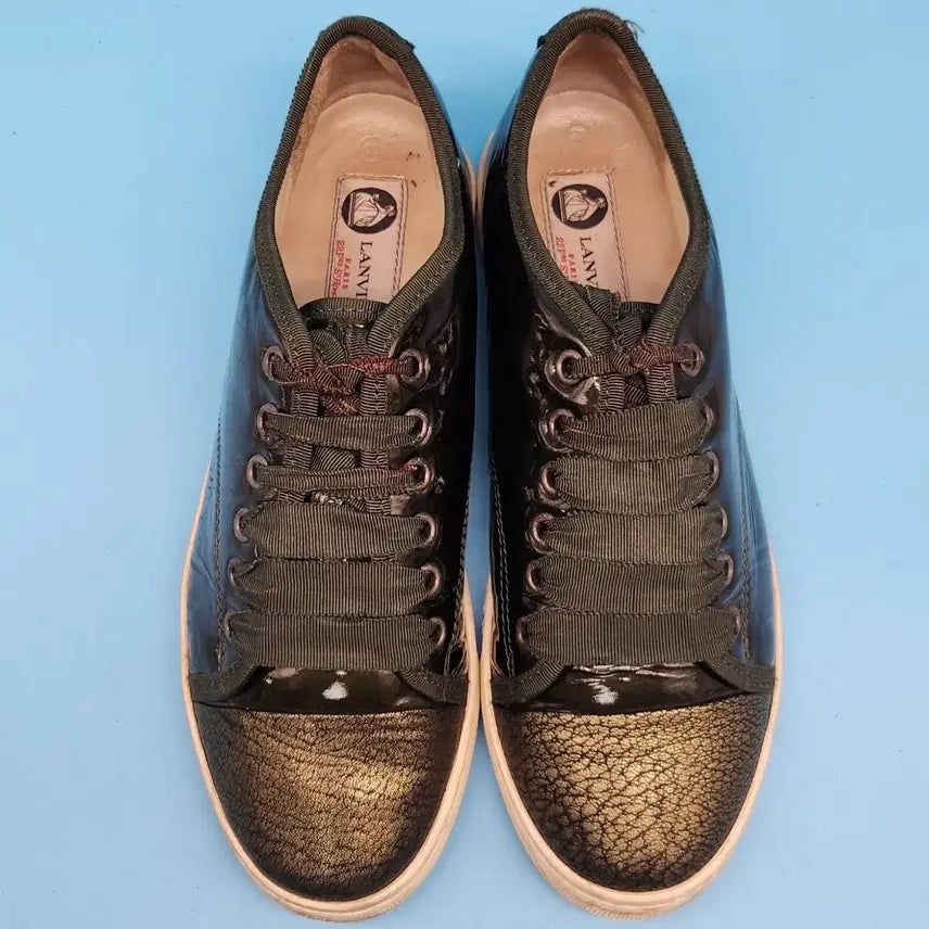 [BUNJANG] Lanvin Velour Sneakers Size 245 / hh 랑방 벨루어 스니커즈 245