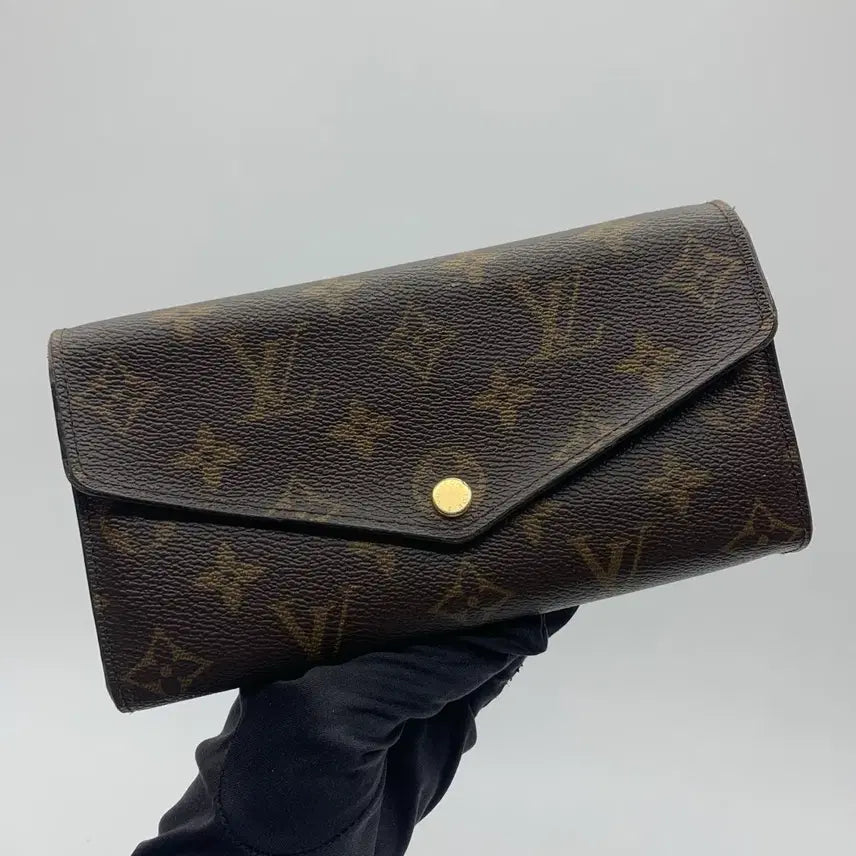 [BUNJANG] Louis Vuitton Monogram Sarah Wallet Long Wallet Brown / 267001766 루이비통 모노그램 사라 월릿 장지갑 브라운