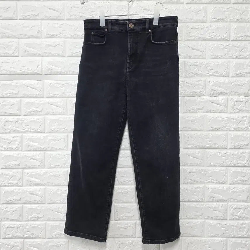 [BUNJANG] Max Mara Weekend Black Denim Pants 30 Inch / 30인치 막스마라 by 위캔드 블랙 데님 팬츠 D163