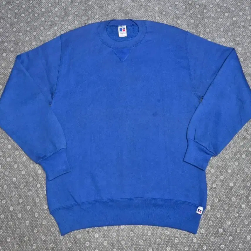 [BUNJANG] 90s Russell Athletic Blue Sweatshirt / [M]90s US Made 러셀 블루 스웻 -125
