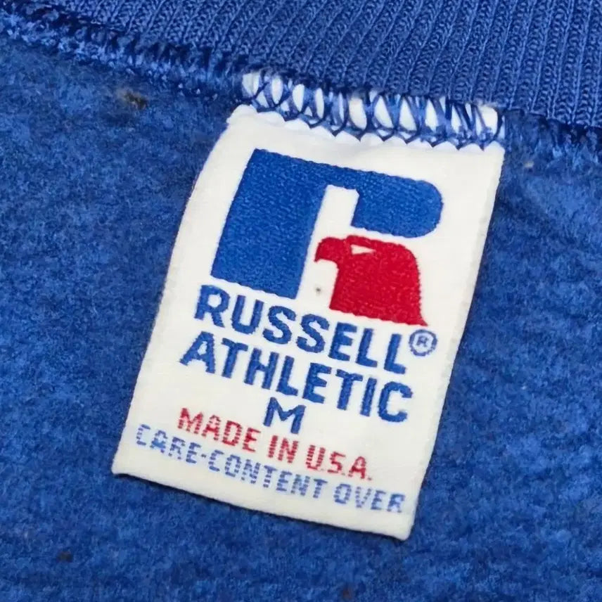 [BUNJANG] 90s Russell Athletic Blue Sweatshirt / [M]90s US Made 러셀 블루 스웻 -125