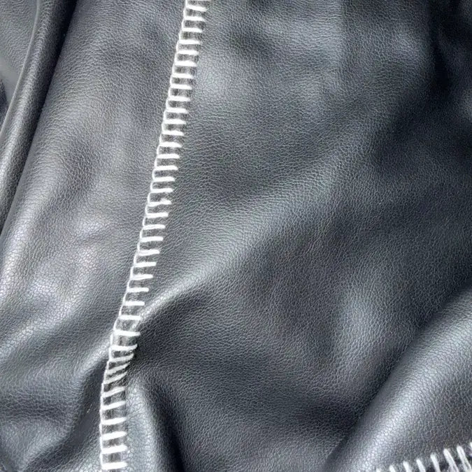 [BUNJANG] Zara Black Leather Pants / [새상품] 자라 레자 와이드 팬츠