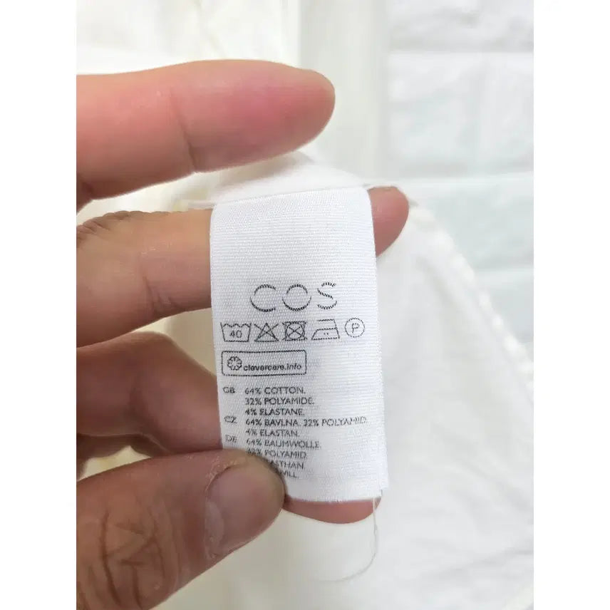 [BUNJANG] COS Ivory Blouse D166 / L 코스 COS 아이보리 블라우스 D166