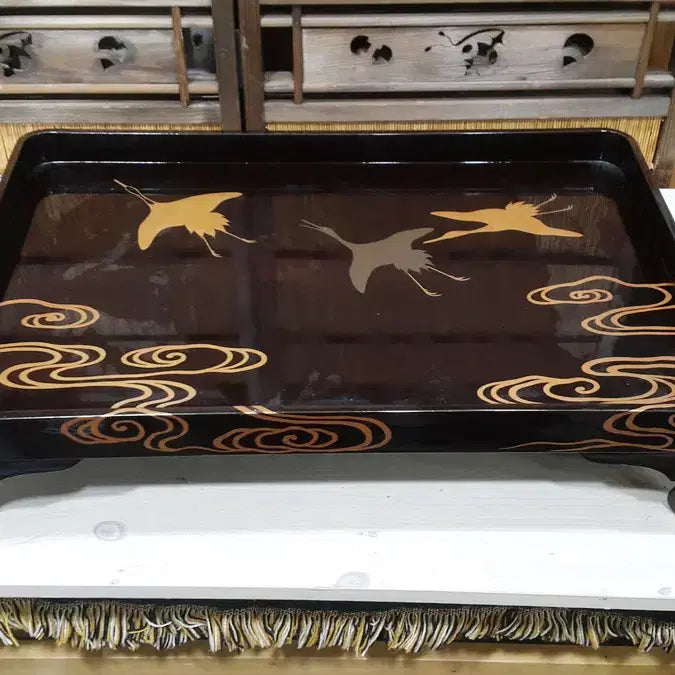 [BUNJANG] 19th Century Japanese Lacquered Tea Table / 19세기 일본 옷칠된 찻상