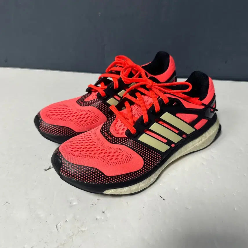 [BUNJANG] Adidas Energy Boost 2 Solar Red Sneakers / 230 아디다스 에너지부스트2 솔라레드 스니커즈
