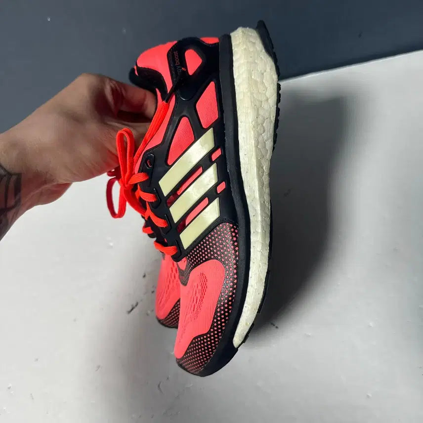 [BUNJANG] Adidas Energy Boost 2 Solar Red Sneakers / 230 아디다스 에너지부스트2 솔라레드 스니커즈