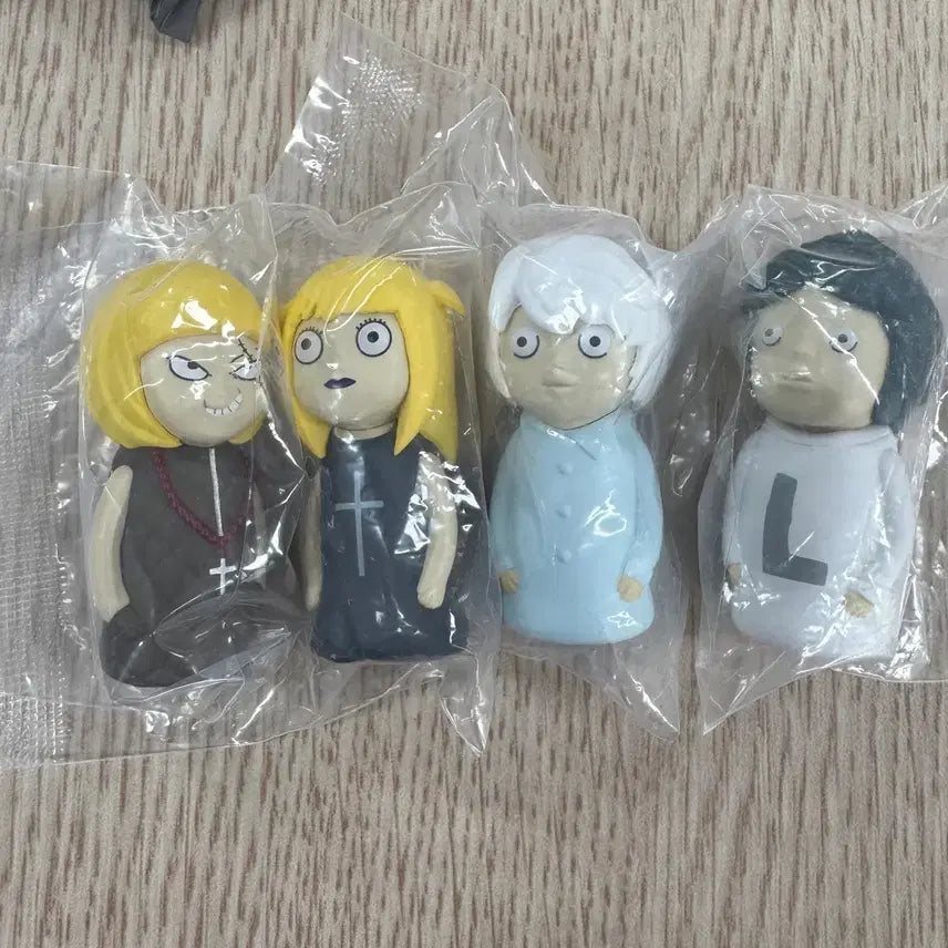 [BUNJANG] Death Note Finger Gacha Set - 4 Types (Sealed) / [미개봉]데스노트 손가락 가챠 4종