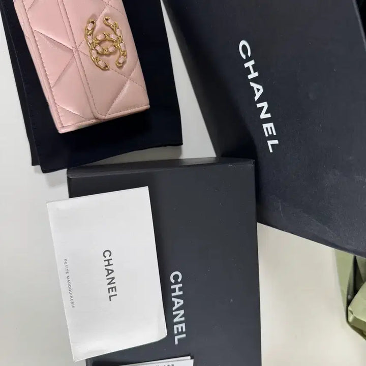 [BUNJANG] Chanel 19 Wallet Pink GHW / 샤넬 19 지갑