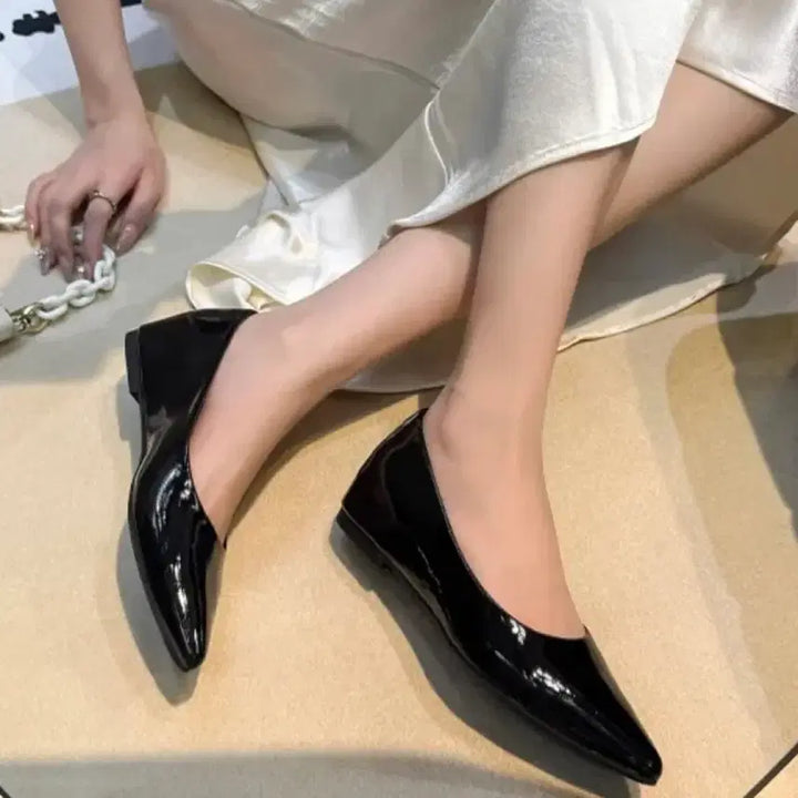 [BUNJANG] Stiletto Wedge Pumps Heel Height 4.5 / 스틸레토 가보시힐 / 웨지힐 / 펌프스 / 굽높이4.5