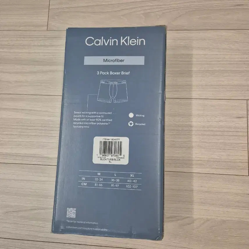 [BUNJANG] Calvin Klein Boxer Briefs 3-Pack XL / 캘빈클라인 드로즈 3입 XL