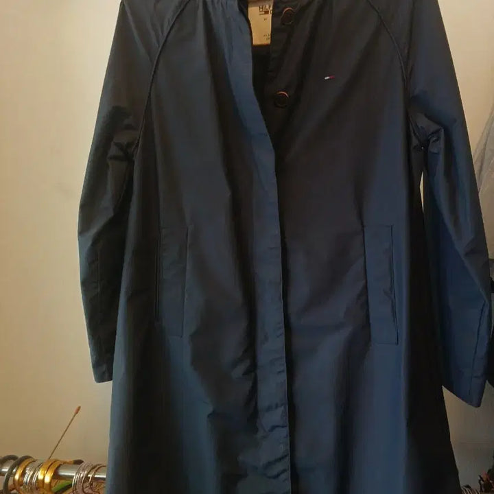 [BUNJANG] Tommy Hilfiger Navy Blouson Coat Size S / 타미힐피거 네이비 블루종 코트 S