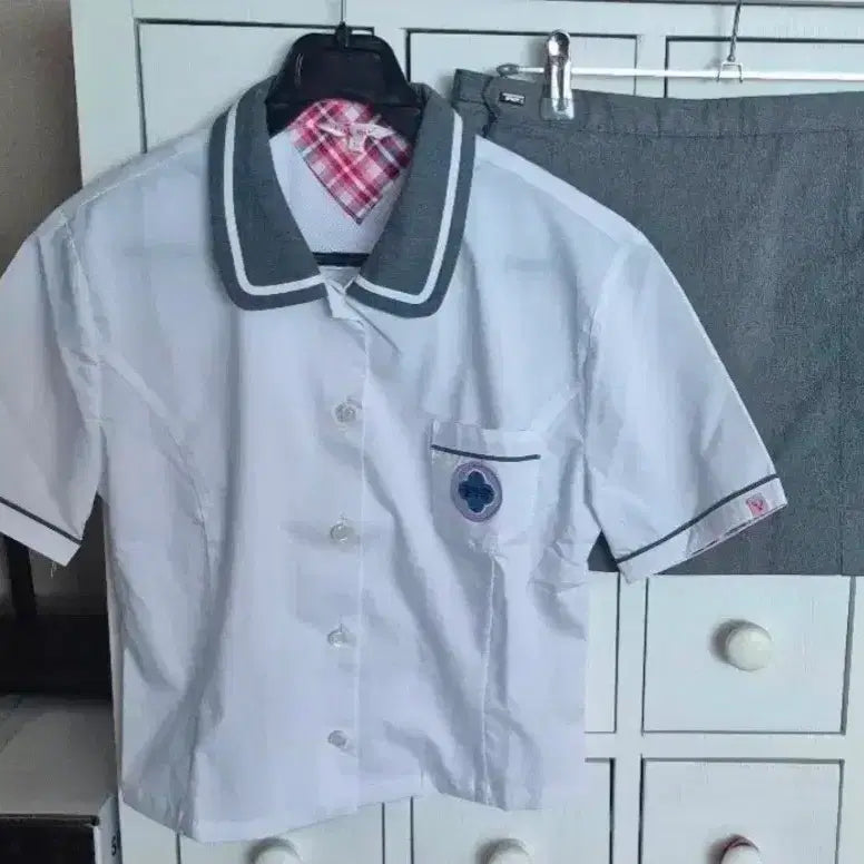 [BUNJANG] Palma Middle School Summer Uniform Set / 예쁜 여자교복 하복교복 짧치세트c389(순천팔마중)