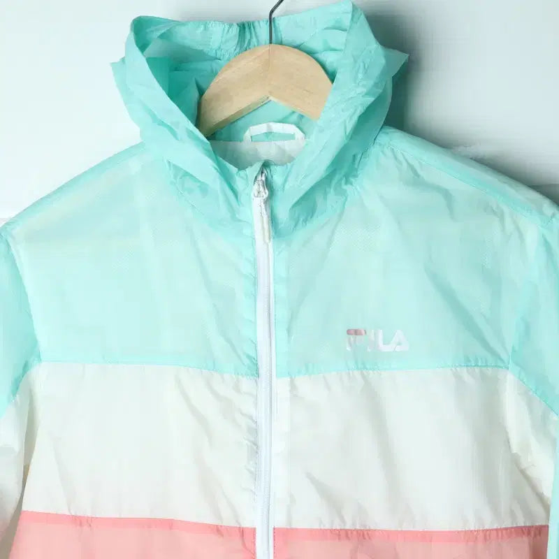[BUNJANG] Fila Lightweight Windbreaker Zip-Up Jacket for Kids / (F) 휠라 집업 바람막이 점퍼자켓 경량 키즈 아동-757B