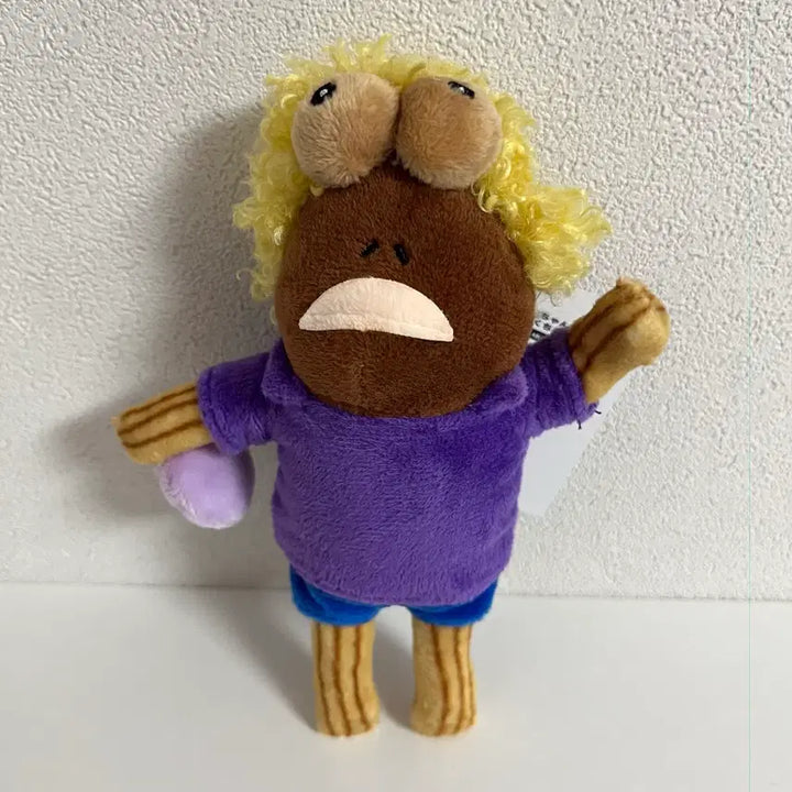 [BUNJANG] SpongeBob "Choco" Fish Character Mini Plush Keychain / 스폰지밥 초코아저씨(?) 병맛 캐릭 인형 키링