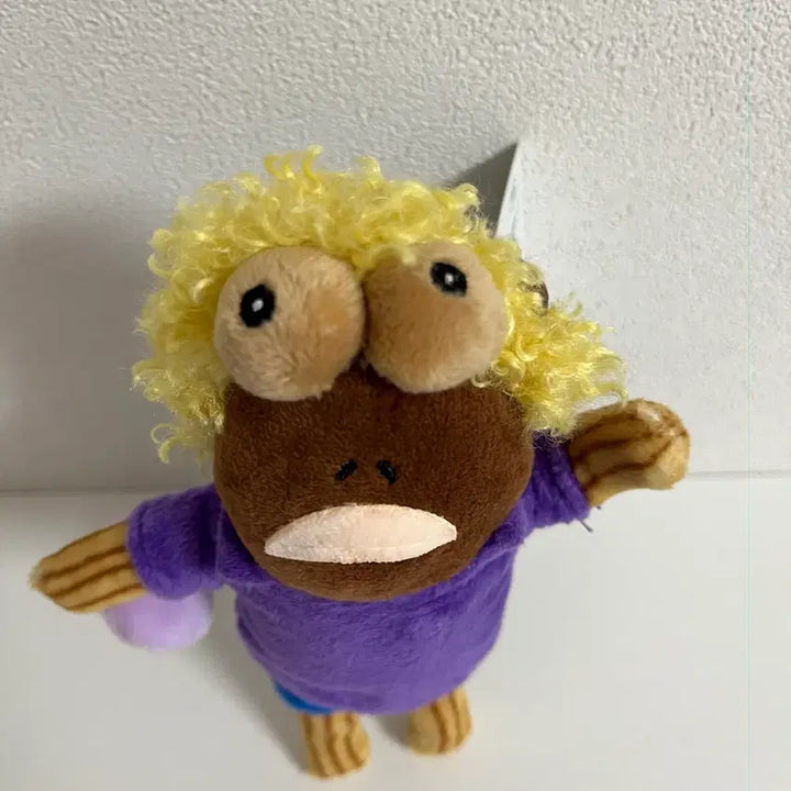 [BUNJANG] SpongeBob "Choco" Fish Character Mini Plush Keychain / 스폰지밥 초코아저씨(?) 병맛 캐릭 인형 키링