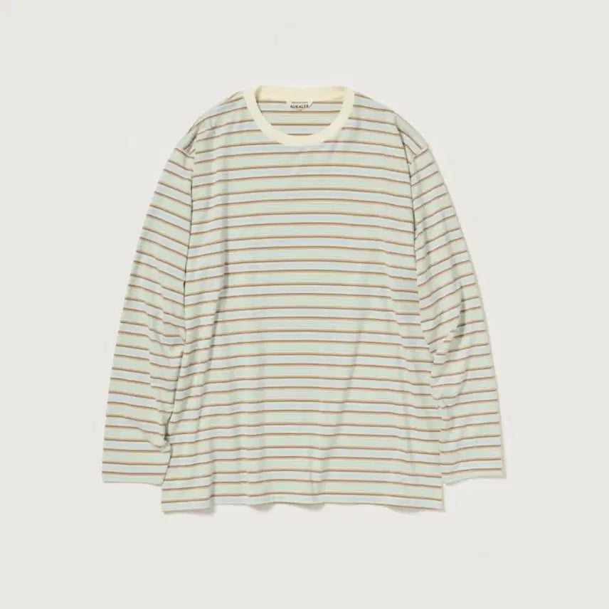 [BUNJANG] AURALEE 26SS Gradient Stripe Jersey L/S Tee / AURALEE 오라리 26SS 그라디언트 스트라이프티 3
