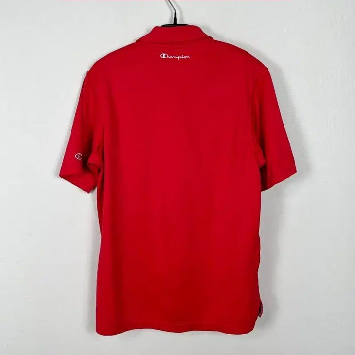 [BUNJANG] Champion Red Collar Short Sleeve T-Shirt Men&