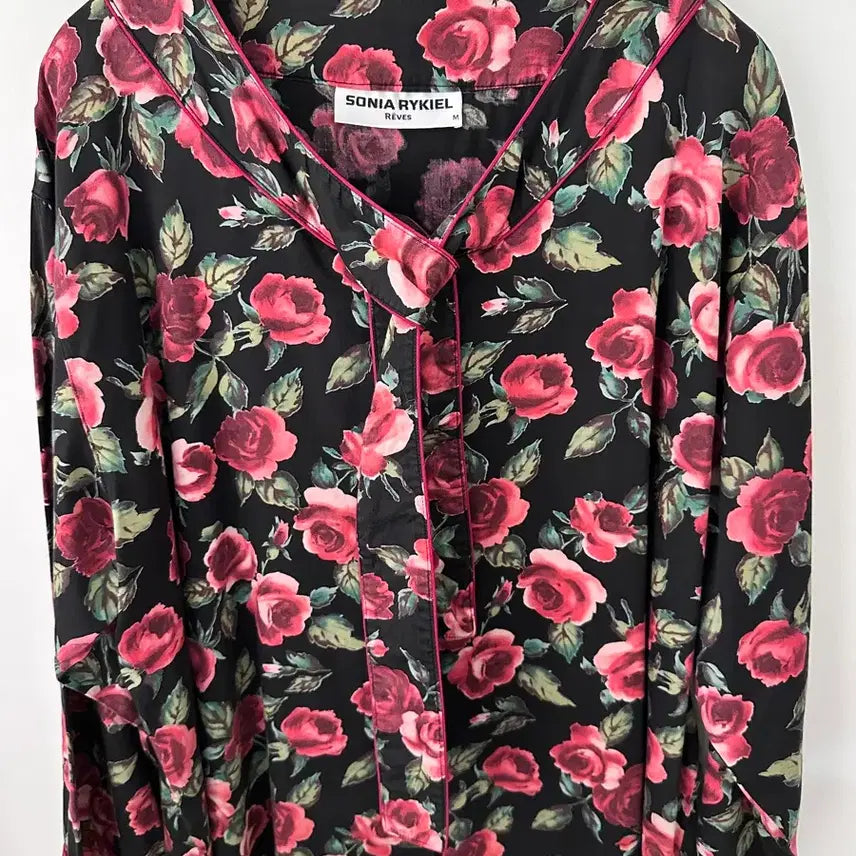 [BUNJANG] Sonia Rykiel Rose Long Dress / 소니아 리키엘 장미 롱 원피스