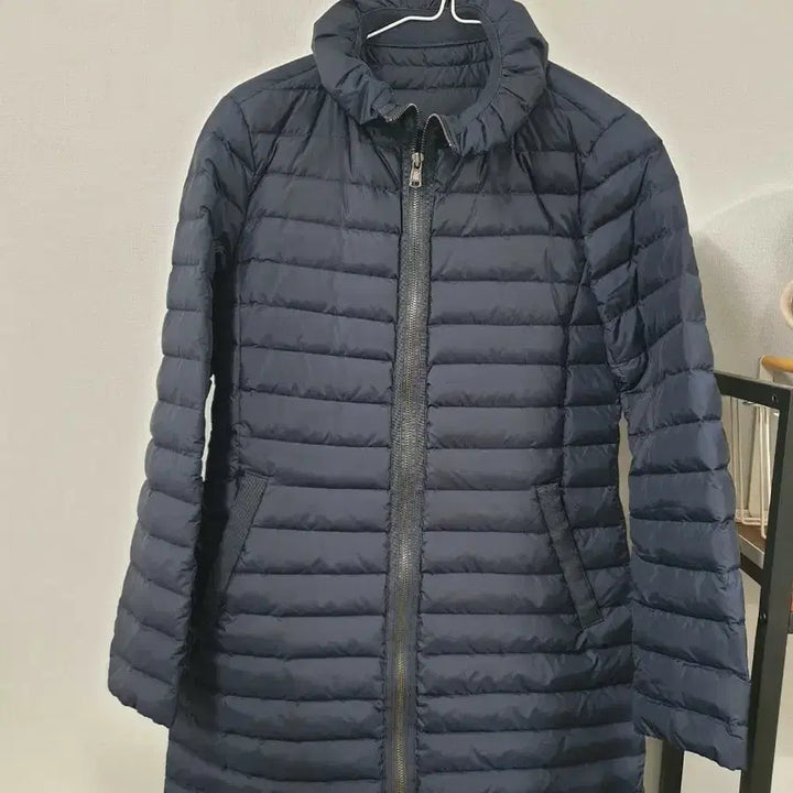 [BUNJANG] BCBG Quilted Long Padding Jumper Navy / BCBG 네이비 퀄팅 롱 패딩 점퍼 85
