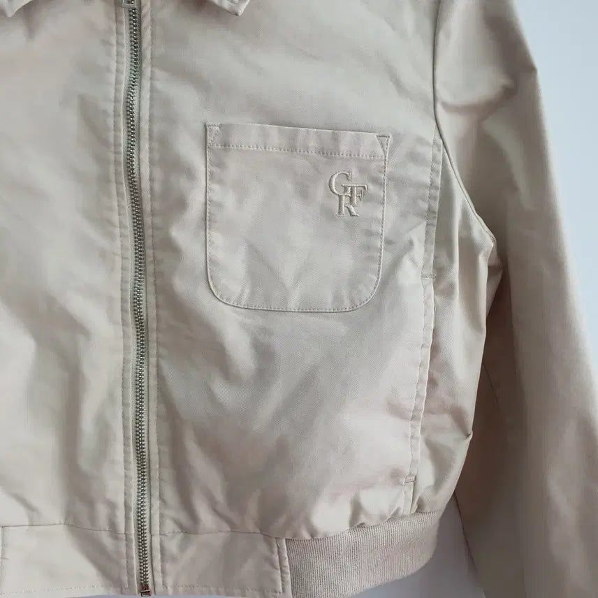 [BUNJANG] Eight Seconds 22SS Beige Cropped Jacket M / 1025 에잇세컨즈22ss 베이지색 크롭 자켓 M