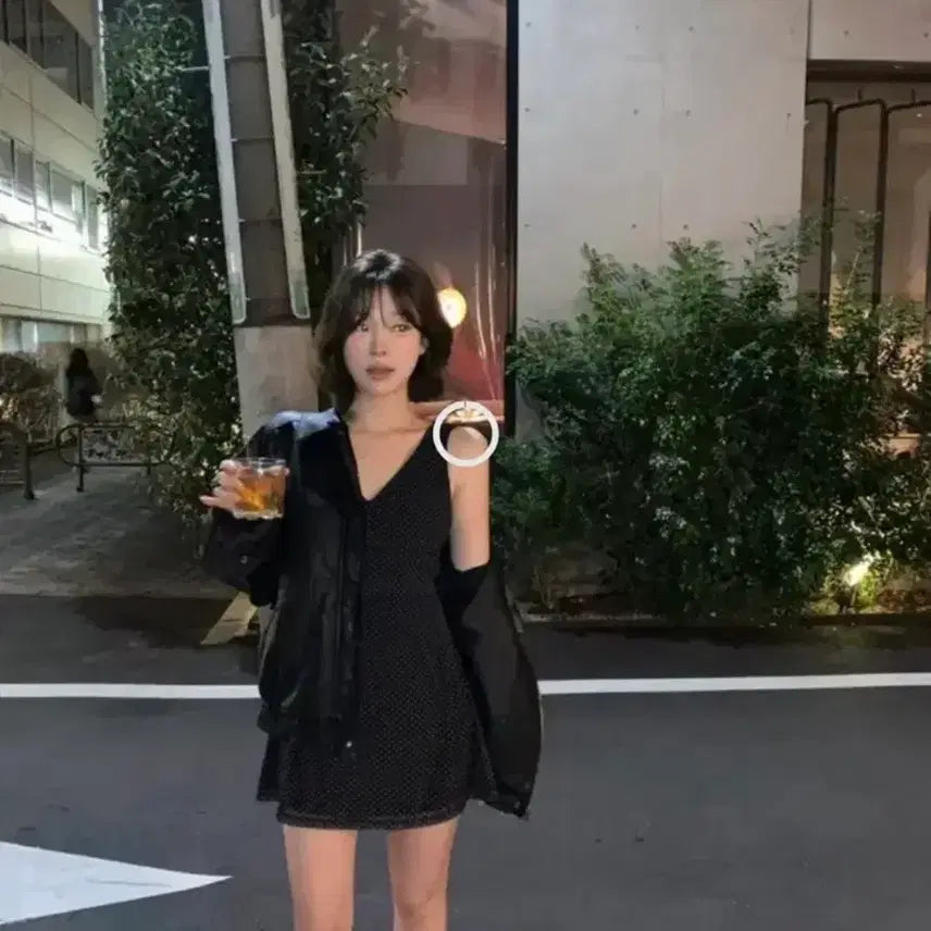 [BUNJANG] Sober Shop Dot Dress Short / 소버샵 도트 원피스 숏 새상품