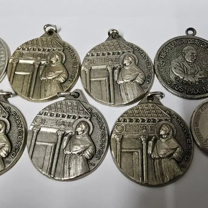 [BUNJANG] Vintage St. Francis / Pope Medal / 성 프란체스코 / 교황 빈티지 메달