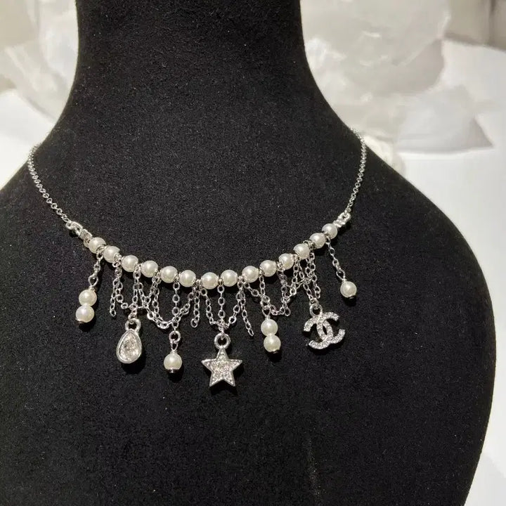 [BUNJANG] Chanel Pearl Necklace Adjustable / 샤넬 진주 목걸이 사이즈 조절 가능