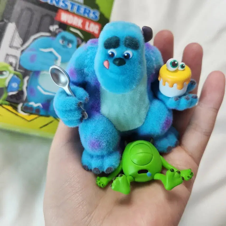 [BUNJANG] Monsters, Inc. Sulley &amp; Mike Random Figure Topt Toy / 몬스터 주식회사 설리반 &amp; 마이크 랜덤 피규어 탑토이