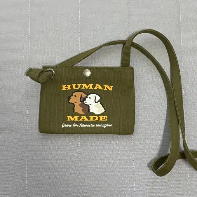 [BUNJANG] Human Made Olive Mini Shoulder Bag / 휴먼메이드 올리브 미니 숄더백