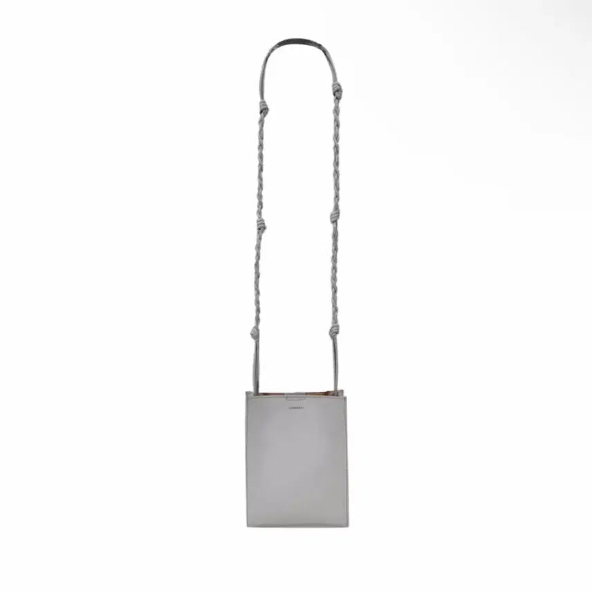 [BUNJANG] Jil Sander Leather Cross Tangle Bag Mini Small Pastel Grey / [S] 질샌더 레더 크로스 탱글백 미니백 스몰 파스텔 그레이