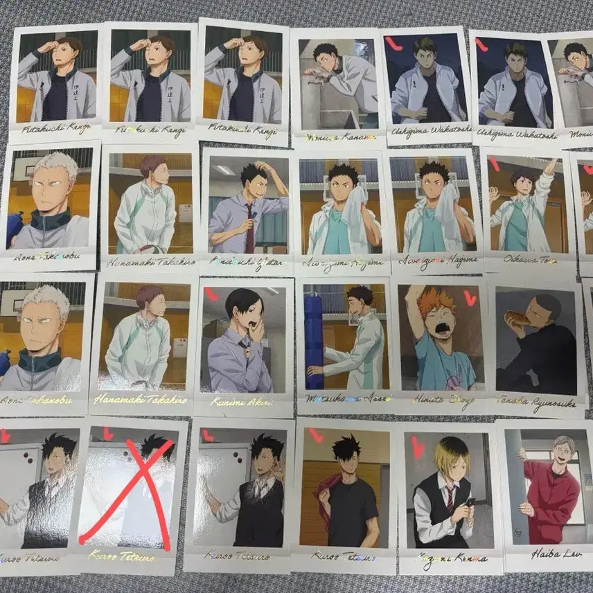 [BUNJANG] Haikyuu!! Premium Pasa Trading Cards (Tsukishima, Kenma, Kuroo, Oikawa, Ushijima) / [교환&amp;판매]하이큐 프리미엄 파샤 츠키시마 켄마 쿠로오 오이카와 우시지마