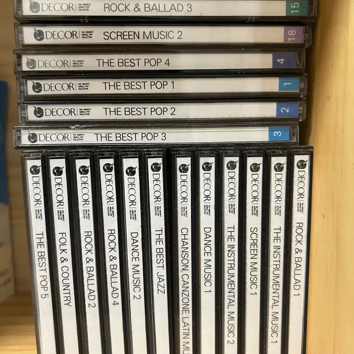 [BUNJANG] DECOR THE BEST POP 5 CD Collection / DECOR CD 모음