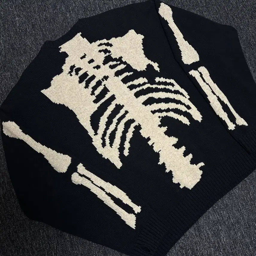 [BUNJANG] Capital 5G Wool Crewneck Knit Black / [3]캐피탈 5G  울 본 크루넥 니트 블랙