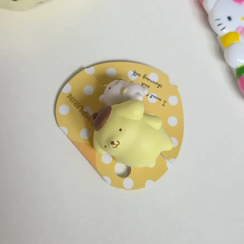 [BUNJANG] Classic Pompompurin Muffin Figurine Hair Tie / 고전폼폼푸린 머핀 피규어 헤어끈 머리끈