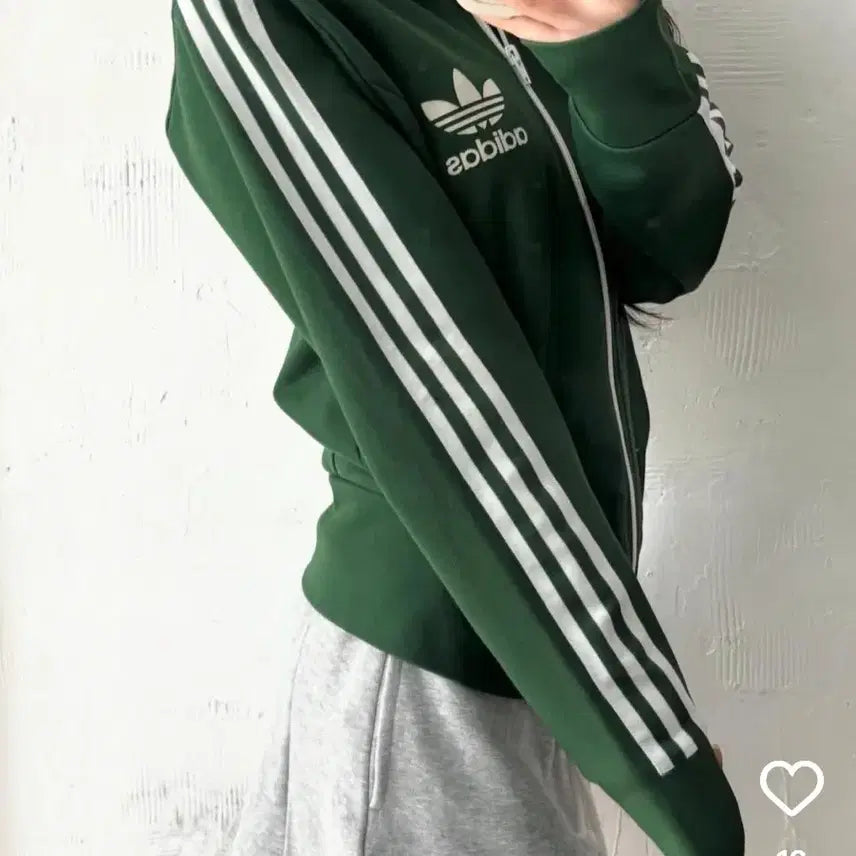 [BUNJANG] Adidas Green Track Jacket / 아디다스 초록색 져지