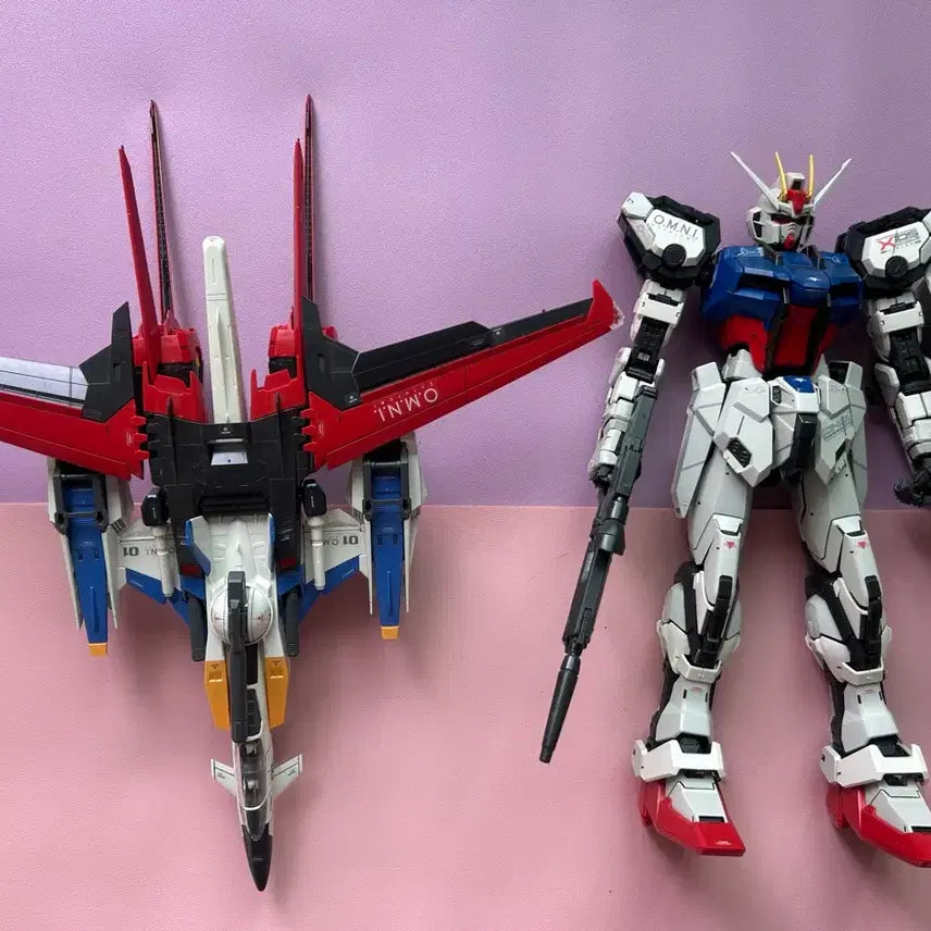 [BUNJANG] PG Strike Gundam - Partly Assembled / PG 에일 스트라이크 건담 가조립