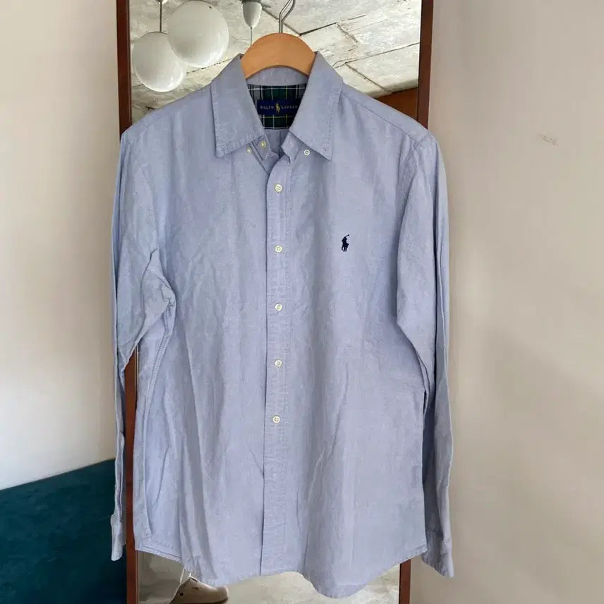 [BUNJANG] Polo Ralph Lauren Oxford Shirt Light Blue / 폴로 랄프로렌 옥스포드 셔츠 하늘색