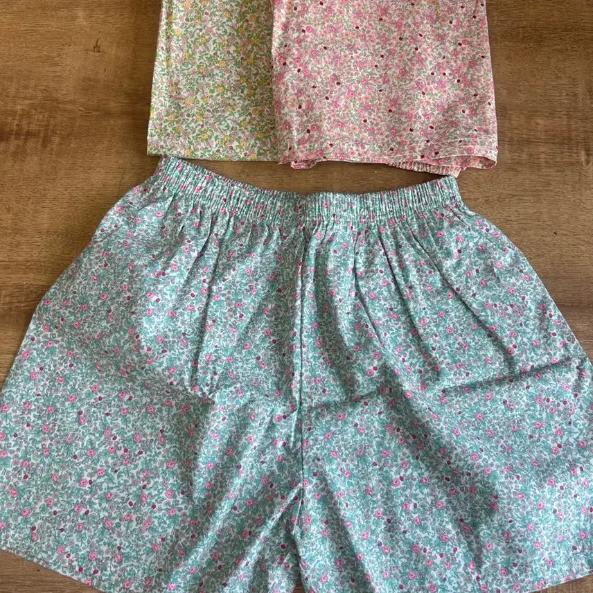 [BUNJANG] Flower Pattern Pajama Pants 3-Piece Set / [새상품] 플라워 패턴 여성 잠옷 바지 3장