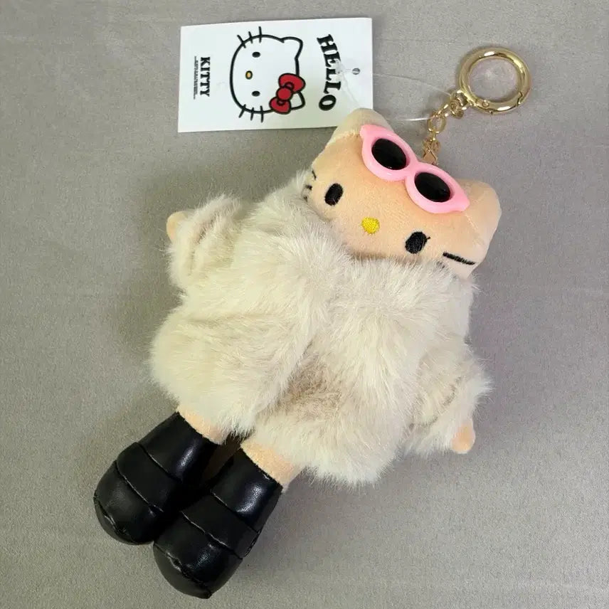[BUNJANG] Hello Kitty Long Legs Plush Keychain / 롱다리키티 헬로키티 인형 키링