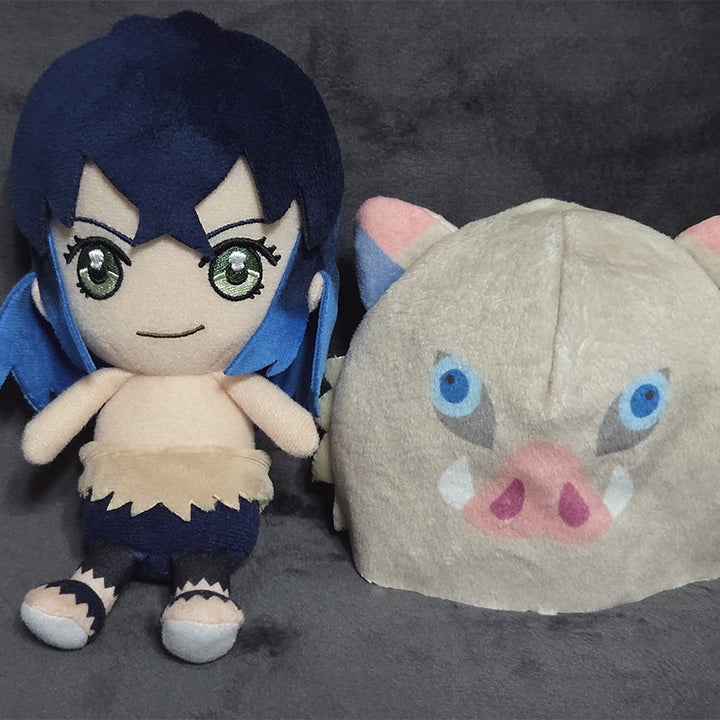[BUNJANG] Kimetsu no Yaiba Sunrise Chibi Plush - Inosuke / 귀멸의 칼날 선라이즈 치비 누이구루미 이노스케