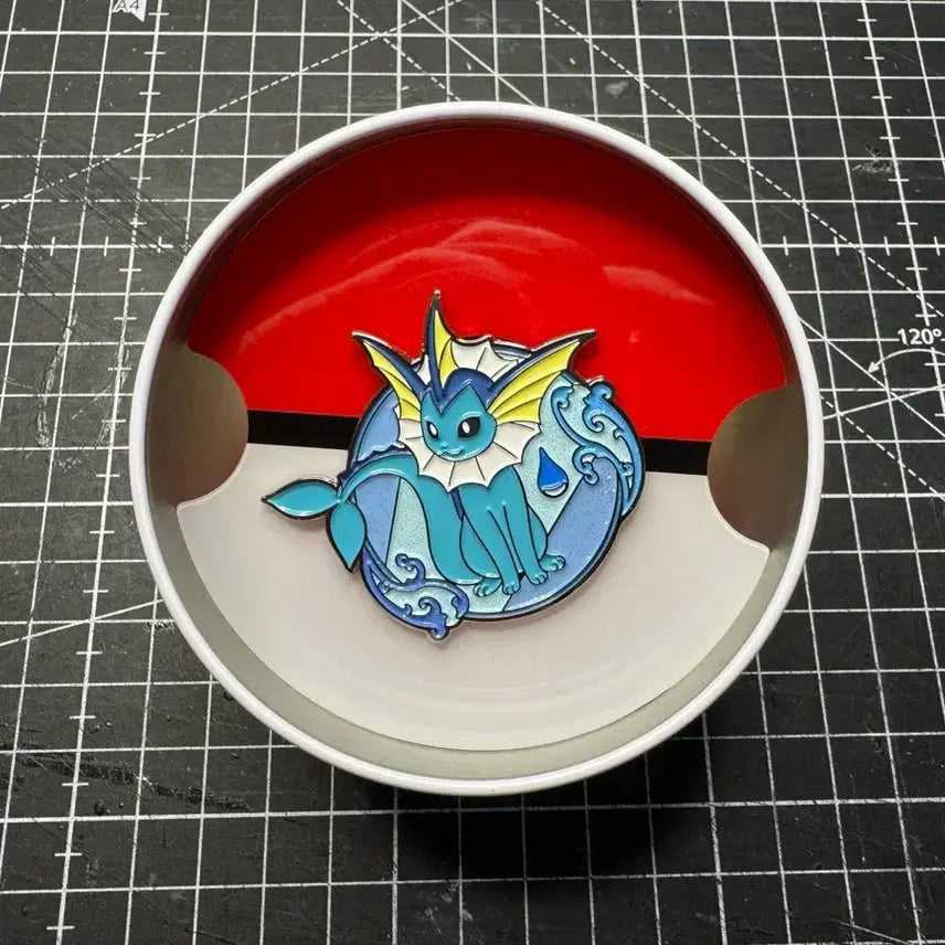 [BUNJANG] Pokemon Pop-up Store Random Badge - Vaporeon / 포켓몬스터 팝업 스토어 랜덤뱃지 샤미드