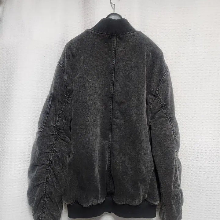 [BUNJANG] IRO Black Washed Denim Bomber Jacket / (매장판)IRO 데님 블랙 워싱 봄버 자켓. 여성
