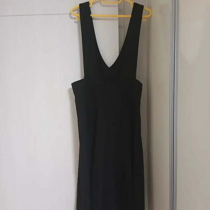 [BUNJANG] Black Jumpsuit Dress with Bustier / 블랙 점프슈트 원피스(덤 뷔스티에)