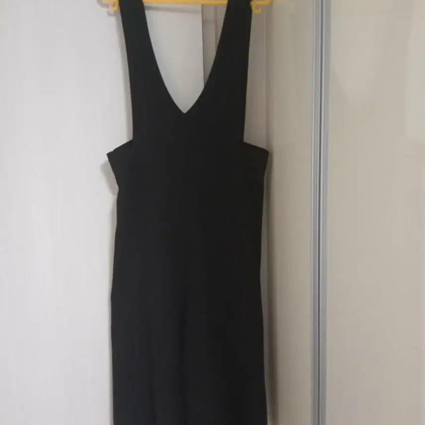 [BUNJANG] Black Jumpsuit Dress with Bustier / 블랙 점프슈트 원피스(덤 뷔스티에)