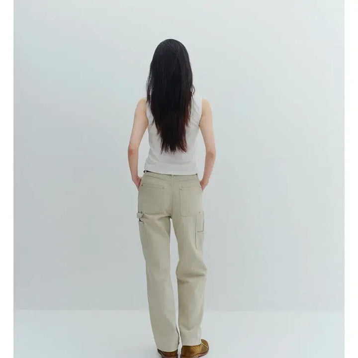 [BUNJANG] ishii Double Knee Pants Dusty Sand / ishii 이시 Double Knee Pants Dusty Sand 팬츠