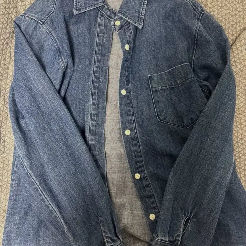 [BUNJANG] Obi Nine Denim Shirt / 오브나인 데님 셔츠