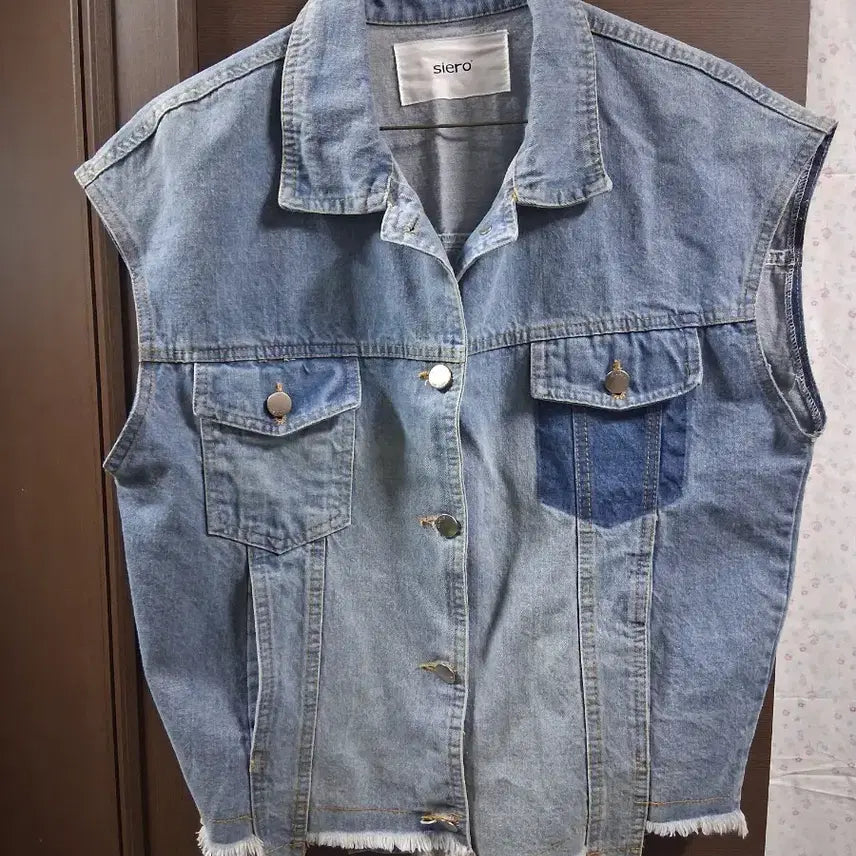 [BUNJANG] Siero Denim Vest / Siero 씨에로 데님 조끼 청베스트(프리)
